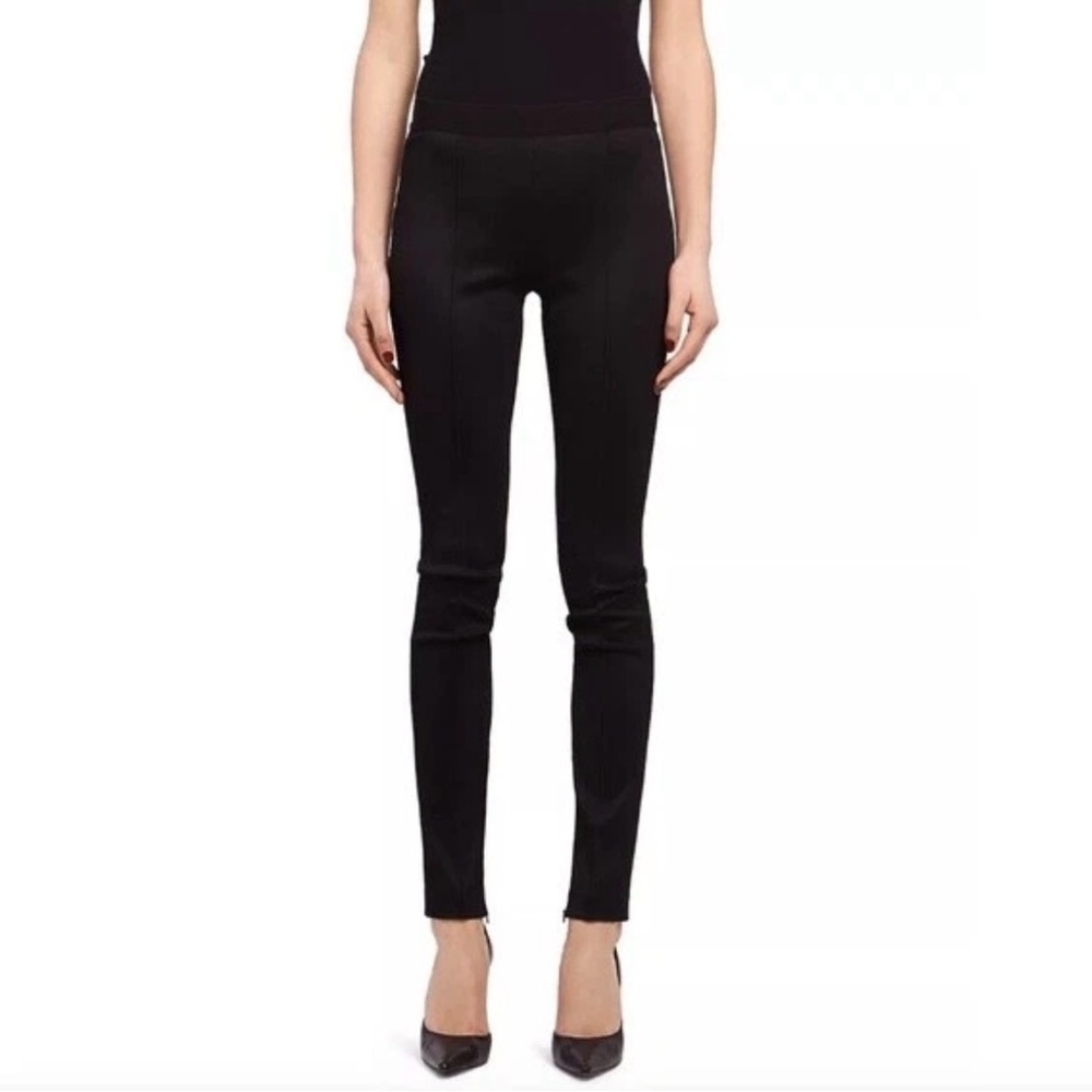 Helmut Lang Black High-Rise Stretch Leggings